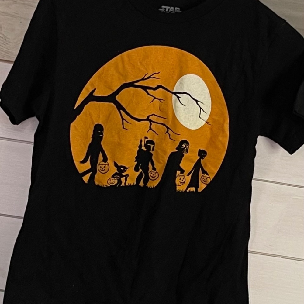 Star Wars Halloween Tshirt, Size Kids Lg